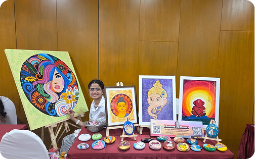 Nehal's artwork exhibition