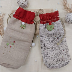 Festive Wine Bags
