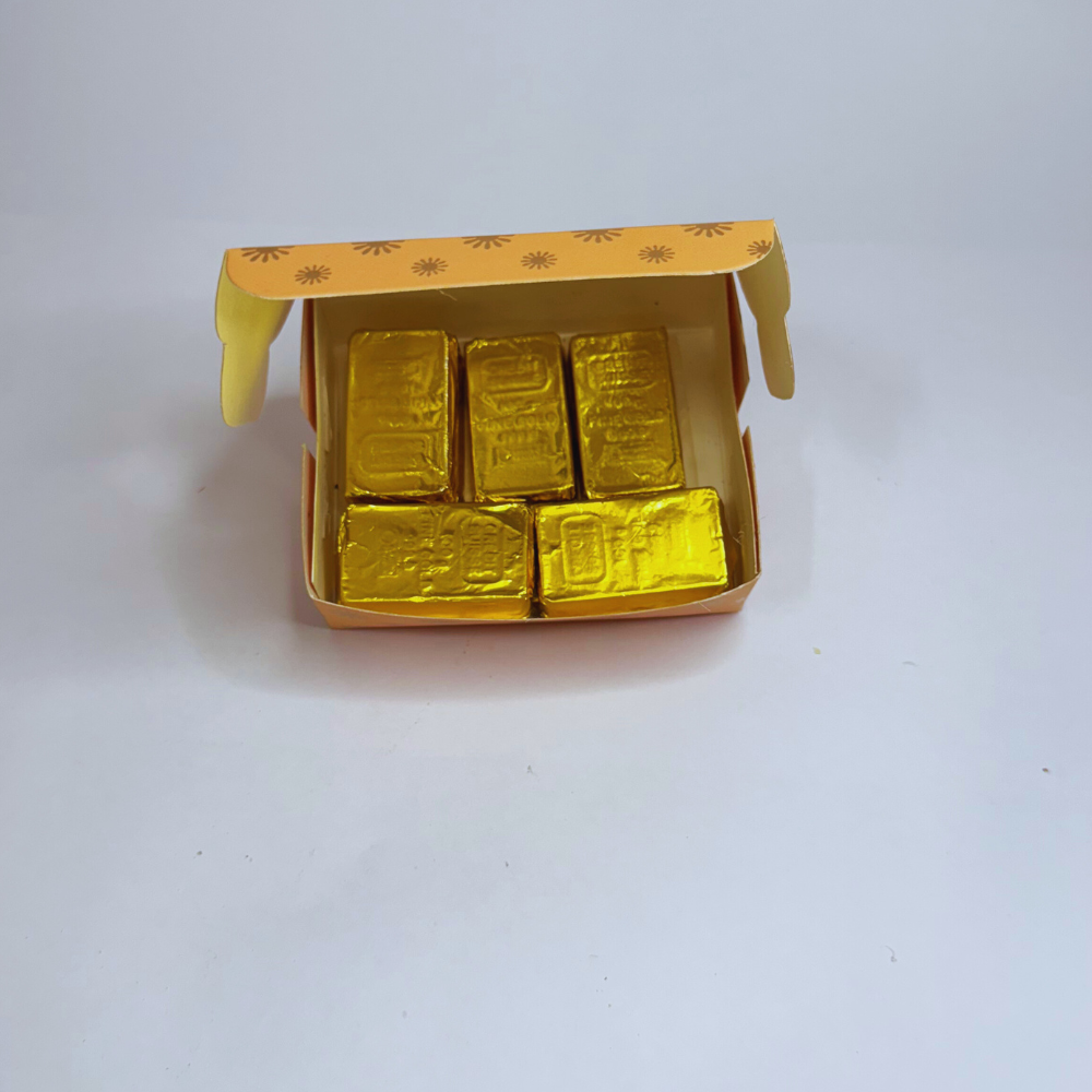 Gold Bar Chocolates Box